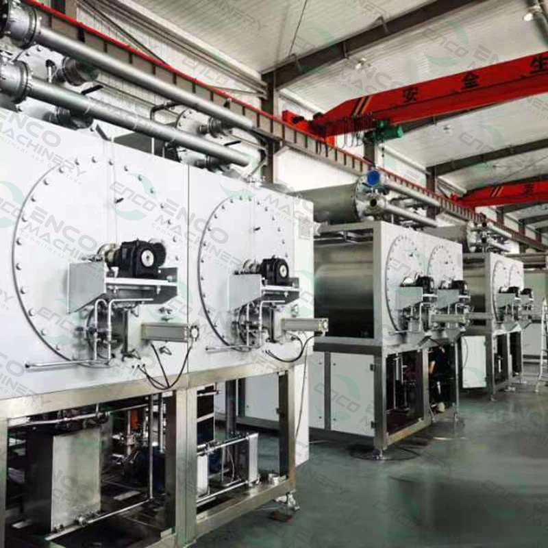 Low temperature scraper evaporation crystallizer